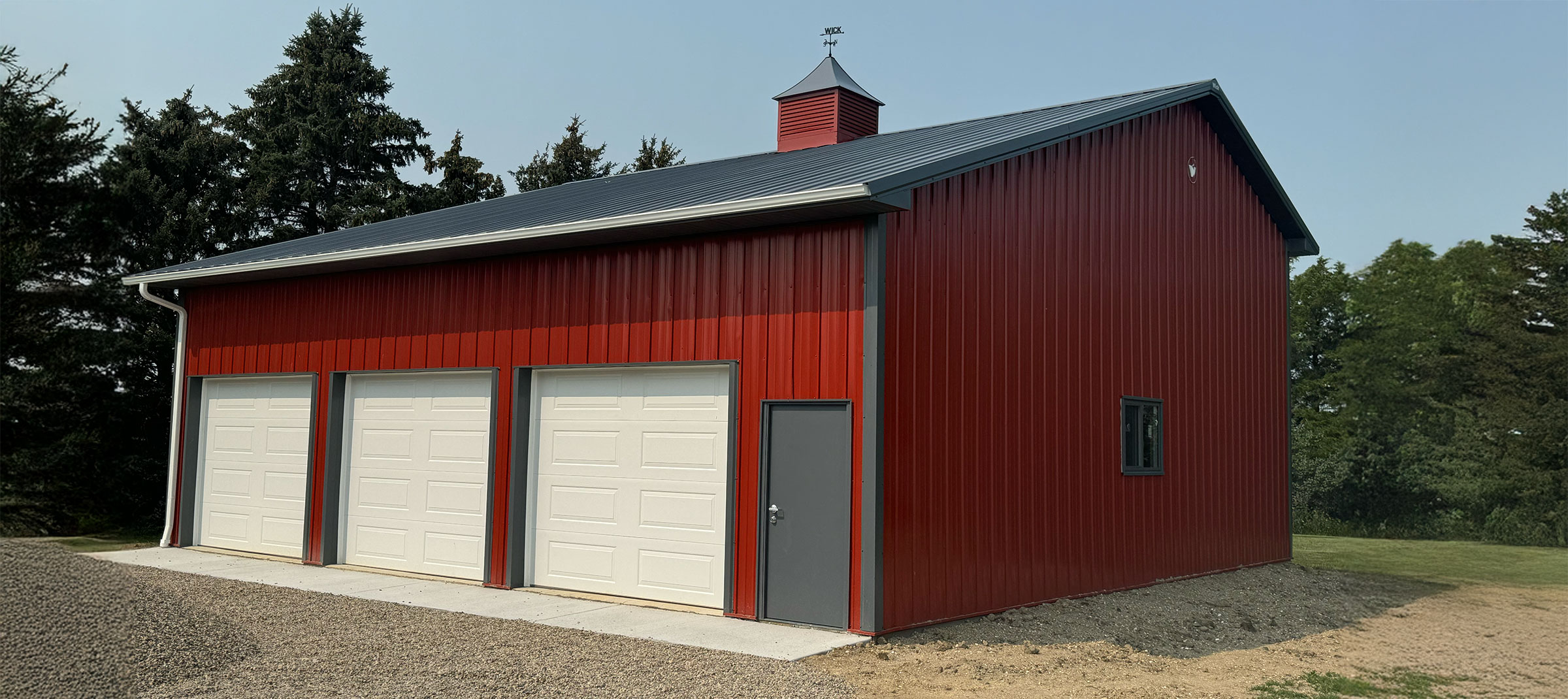 Pole Barn Garage and Storage Shed